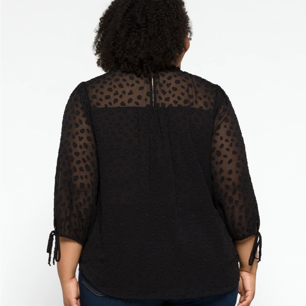 Papermoon; Genevieve Clip Dot Blouse